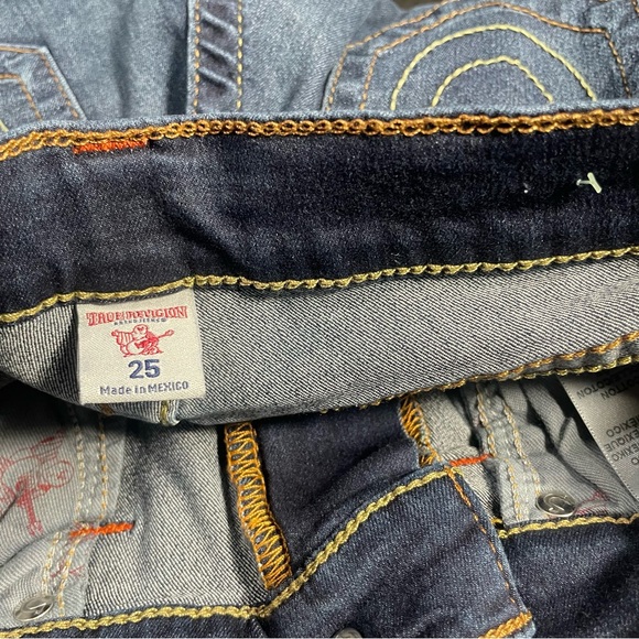 BNWOT TRUE RELIGION HIGH WASTED SKINNY JEANS sz 25 PRICE FIRM NEVER SECONDHAND - Picture 11 of 13